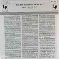 Bix Beiderbecke - The Bix Beiderbecke Story / Volume 2 - Bix And Tram [LP] | Columbia - CL 508 | US, 1970 | EX/EX