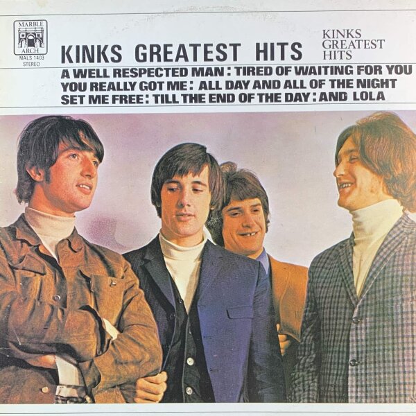 Kinks - Kinks Greatest Hits [LP] | Marble Arch - MALS 1403 | Canada, 1970s | VG/EX