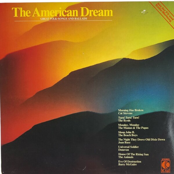 Various - The American Dream [LP] | K-tel - TG 1307 | Germany, 1980 | EX/VG+
