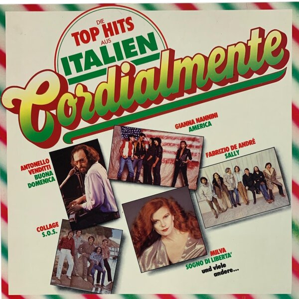 Various - Cordialmente (Die Top Hits Aus Italien) [LP] | Metronome - 0060.315 | Germany, 1980 | VG+/EX