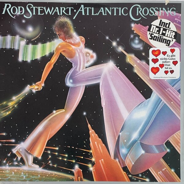 Rod Stewart - Atlantic Crossing [LP] | Warner Bros. Records - WB 56 151 | Germany, 1970s-1980s | NM/VG