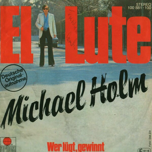 Michael Holm - El Lute [7 Vinyl Single] | Ariola | Germany, 1979 | VG/VG