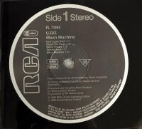 U.D.O. - Mean Machine [LP] | RCA - PL 71994 | Europe,...