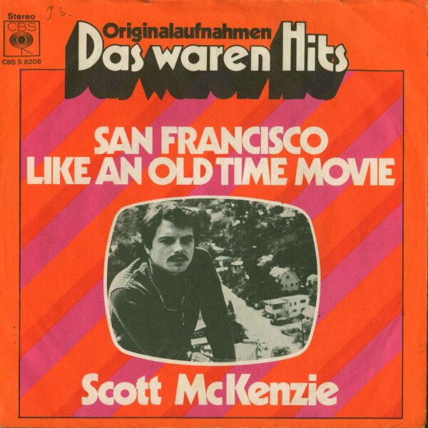 Scott McKenzie - San Francisco [7 Vinyl Single] | CBS | Germany, 1972 | VG/VG