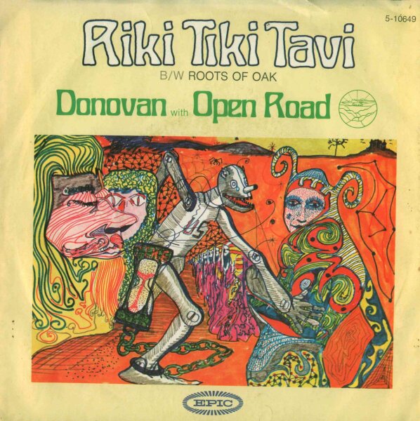 Donovan En Open Road - Riki Tiki Tavi [7 Vinyl Single] | Epic | EX/VG+