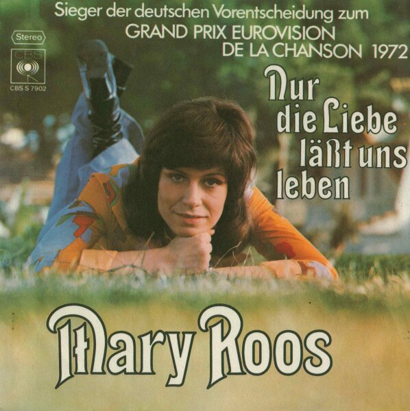 Mary Roos - Nur die Liebe lässt uns Leben [7 Vinyl Single] | CBS | NM/EX