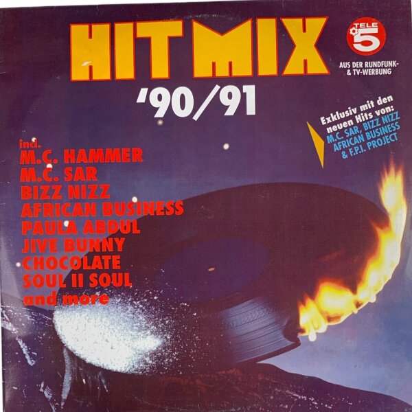 Various - Hit Mix 90/91 [LP] | ZYX Records - ZYX 70054-1 | Germany, 1990 | VG+/VG