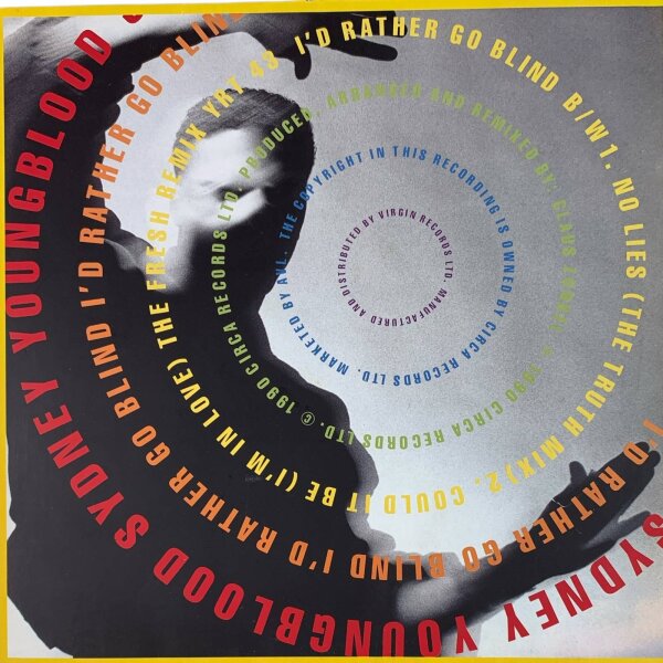 Sydney Youngblood - Id Rather Go Blind [12 Maxi] | Virgin - 613 122 | Europe, 1990 | EX/EX