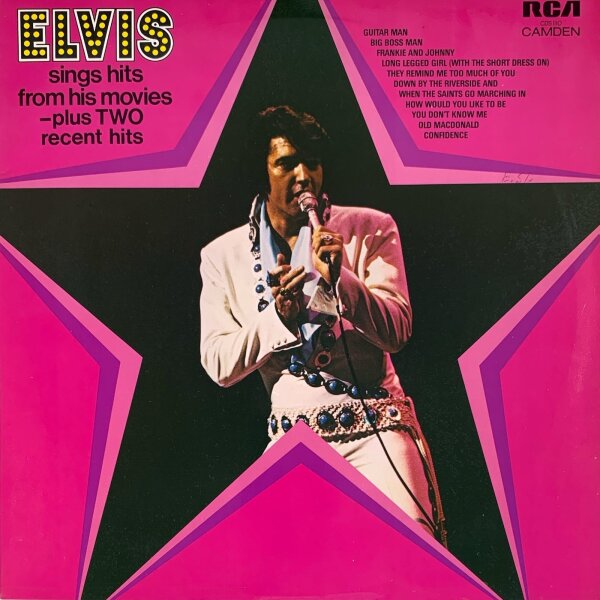 Elvis Presley  - Elvis Sings Hits From His Movies [LP] | RCA Camden - CDS 1110 | UK, 1972 | NM/VG+