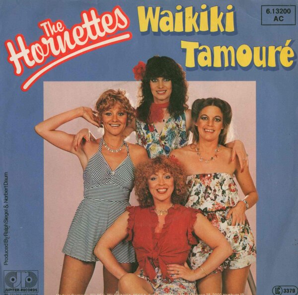 The Hornettes - Waikiki Tamouré / T-E-L-E-P-H-O-N-E [7 Vinyl Single] | Jupiter Records | Germany | VG/VG