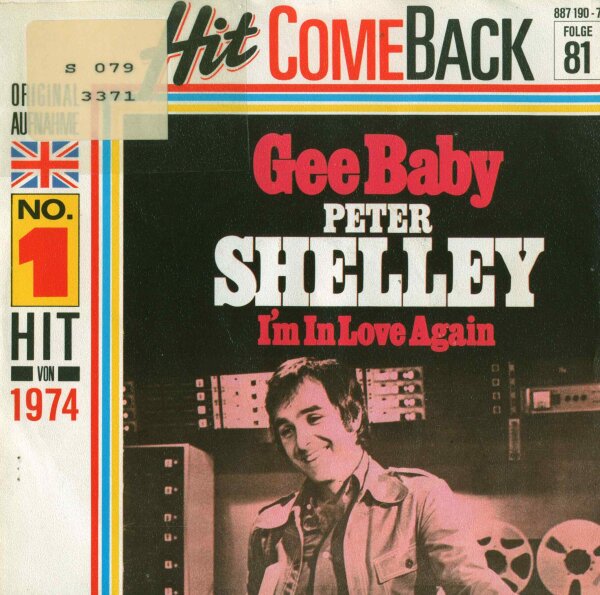 Peter Shelley - Gee Baby / Im In Love Again [7 Vinyl Single] | Magnet | Germany, 1974 | EX/VG-