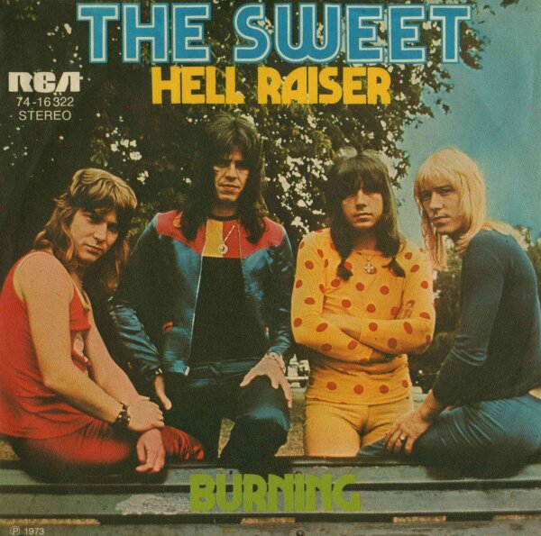 The Sweet - Hell Raiser / Burning [7 Vinyl Single] | RCA | VG/EX