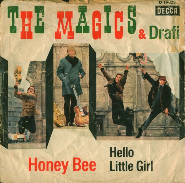 The Magics & Drafi - Honey Bee / Hello Little Girl [7 Vinyl Single] | Decca | G/G