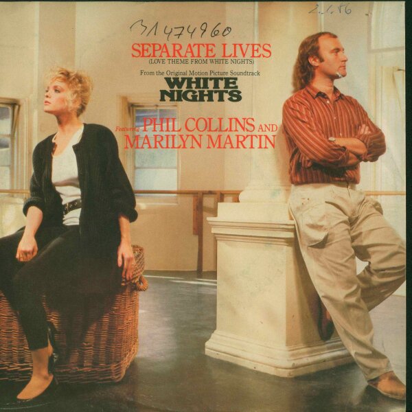 Phil LCollins, Marilyn Martin - Separate Lives / I Dont Wanna Know [7 Single] | Atlantic - 789 498-7 | VG/VG