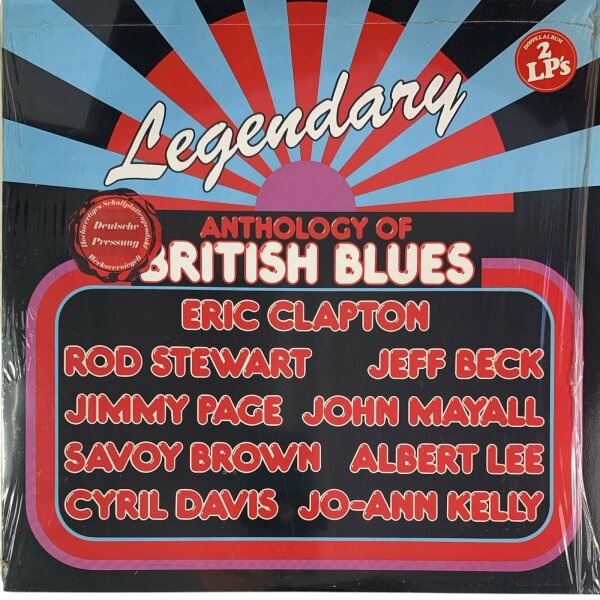 Various - Legendary Anthology Of British Blues [LP] | Charly Records - CR 3049 | Germany, 1970s-80s | EX/EX