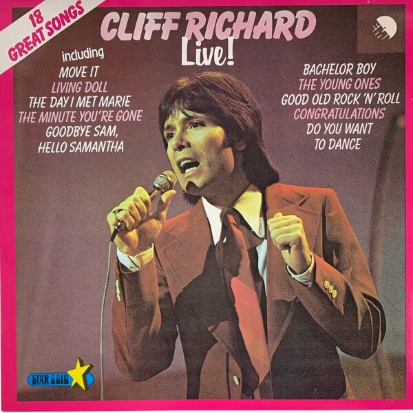 Cliff Richard - Live! [LP] | EMI - 1A 028-06226 | Netherlands, 1976 | NM/EX