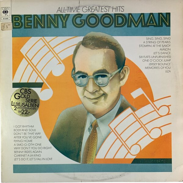 Benny Goodman - All-Time Greatest Hits [LP] | CBS - CBS 67268 | Europe, 1972 | VG/VG
