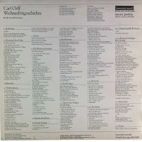 Carl Orff - Weihnachtsgeschichte [LP] | Harmonia Mundi -...