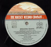 Elton John - Breaking Hearts [LP] | The Rocket Record...