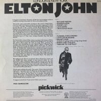 Elton John - London & New York [LP] | Pickwick...