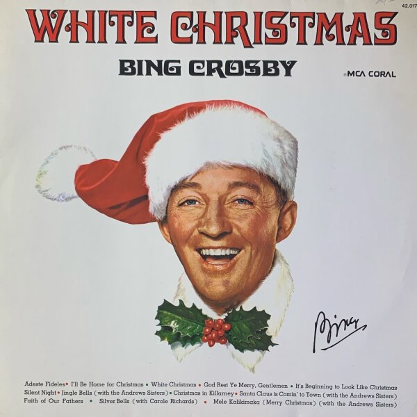 Bing Crosby - White Christmas [LP] | MCA Records - 250 496-1 | Europe, 1977 | EX/EX