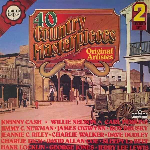 Various - 40 Country Masterpieces [LP] | Pickwick Records - PLD 8002 | UK, 1978 | NM/VG