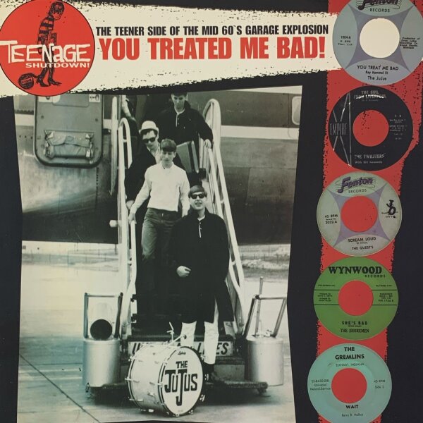 Various - You Treated Me Bad! (The Teener Side Of The Mid 60s Garage Explosion) [LP] | Teenage Shutdown! - LP-TS 6602 | USA, Canada & Europe, 1998 | NM/EX