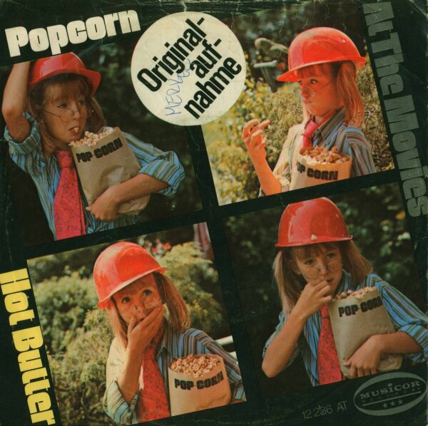 Hot Butter - Popcorn / At The Movies [7 Vinyl Single] | Musicor Records | Germany, 1972 | VG/VG