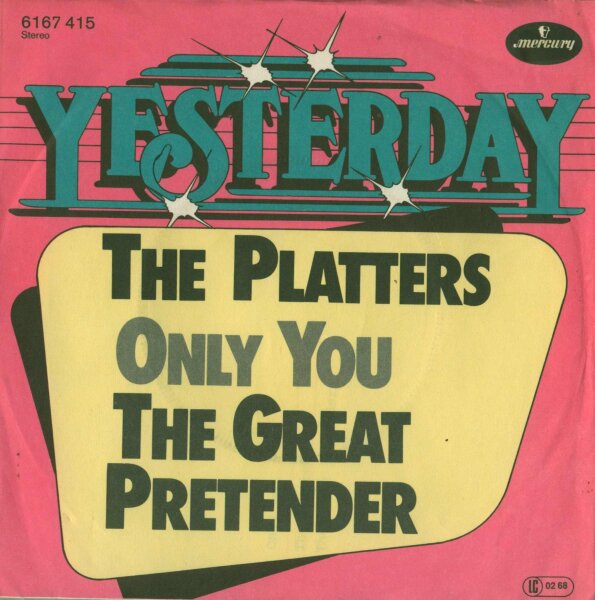 The Platters - Only You / The Great Pretender [7 Vinyl Single] | Mercury | Germany, 0 | EX/EX