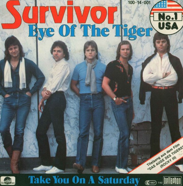 Survivor - Eye Of The Tiger [7 Vinyl Single] | Scotti Bros. Records | Germany, 1982 | VG+/EX