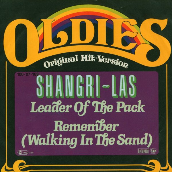 Shangri-Las - Leader Of The Pack / Remember [7 Vinyl Single] | Bellaphon | EX/VG